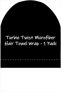 Turbie Twist Microfiber Hair Towel Wrap - 1 Pack